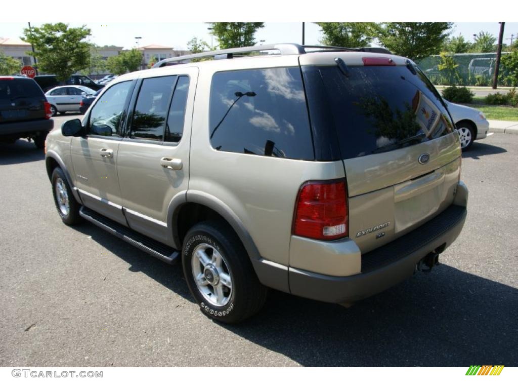 2002 Explorer XLT 4x4 - Harvest Gold Metallic / Medium Parchment photo #6