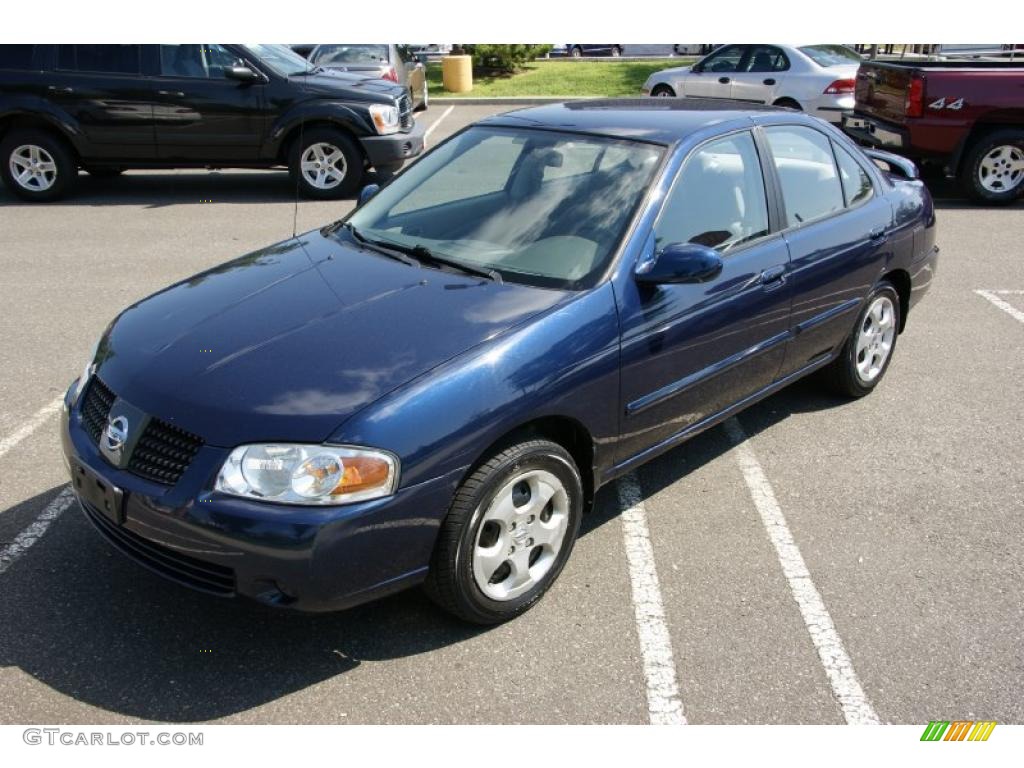 2006 Sentra 1.8 S - Blue Dusk Metallic / Taupe Beige photo #1