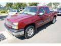 2004 Sport Red Metallic Chevrolet Silverado 1500 LT Extended Cab 4x4  photo #1