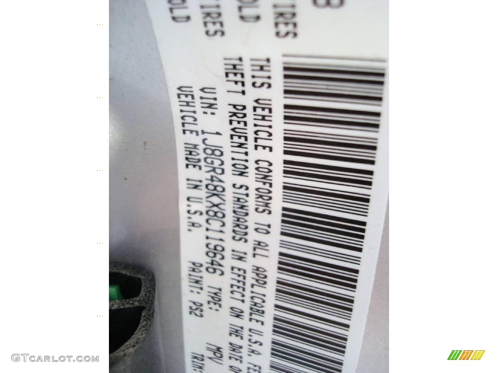 2008 Grand Cherokee Laredo 4x4 - Bright Silver Metallic / Dark Slate Gray photo #14