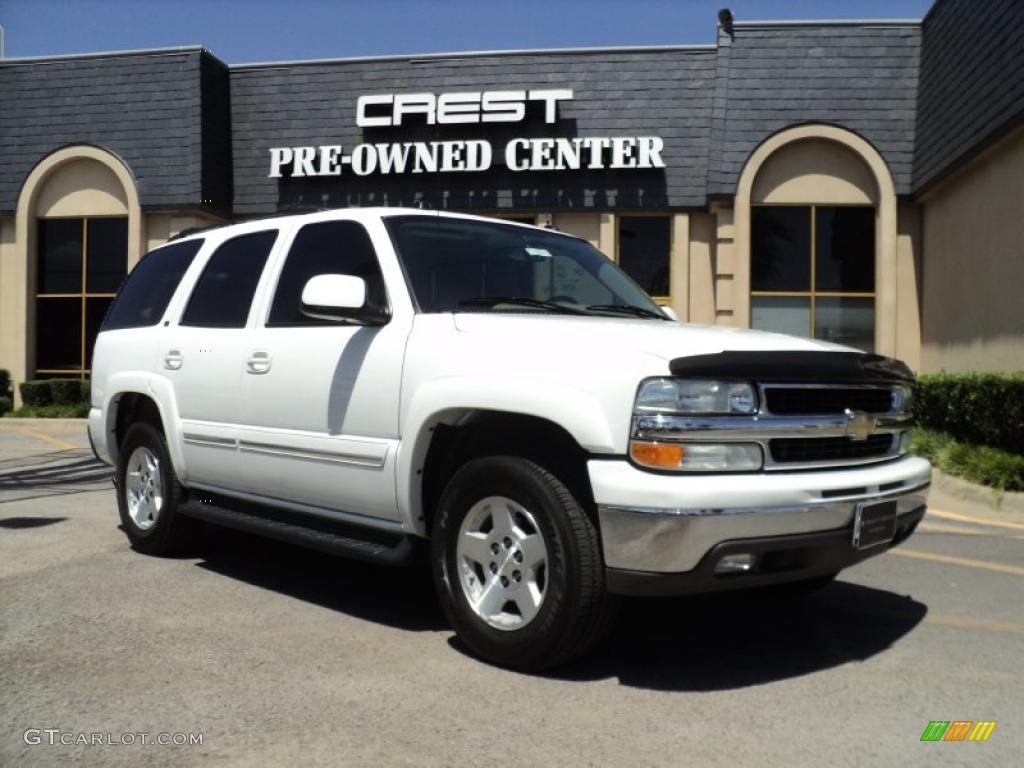 2004 Tahoe LT - Summit White / Tan/Neutral photo #1