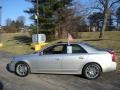 2007 Light Platinum Cadillac CTS Sedan  photo #9