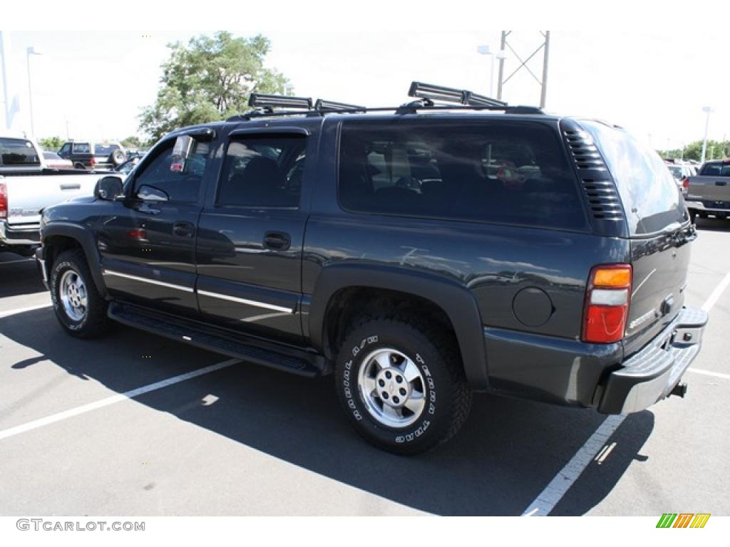 2003 Suburban 1500 4x4 - Black / Tan/Neutral photo #3