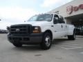 Oxford White - F350 Super Duty XL Crew Cab Dually Photo No. 7