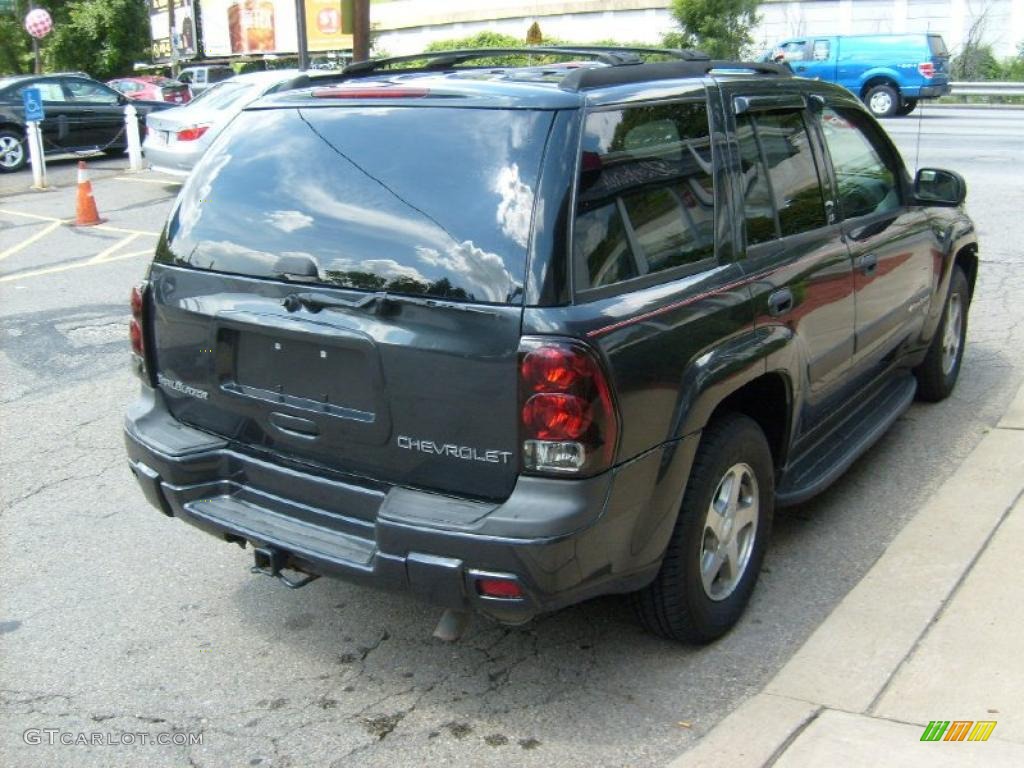 2004 TrailBlazer LS 4x4 - Dark Gray Metallic / Medium Pewter photo #5