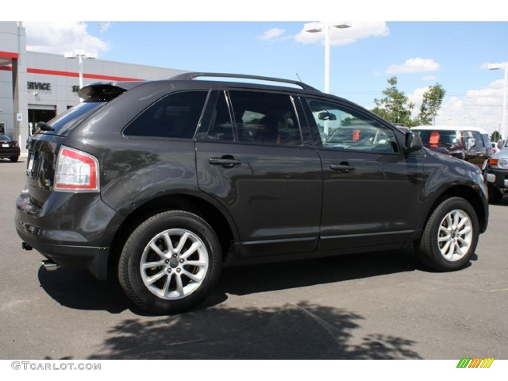 2007 Edge SEL Plus AWD - Carbon Metallic / Charcoal Black photo #2
