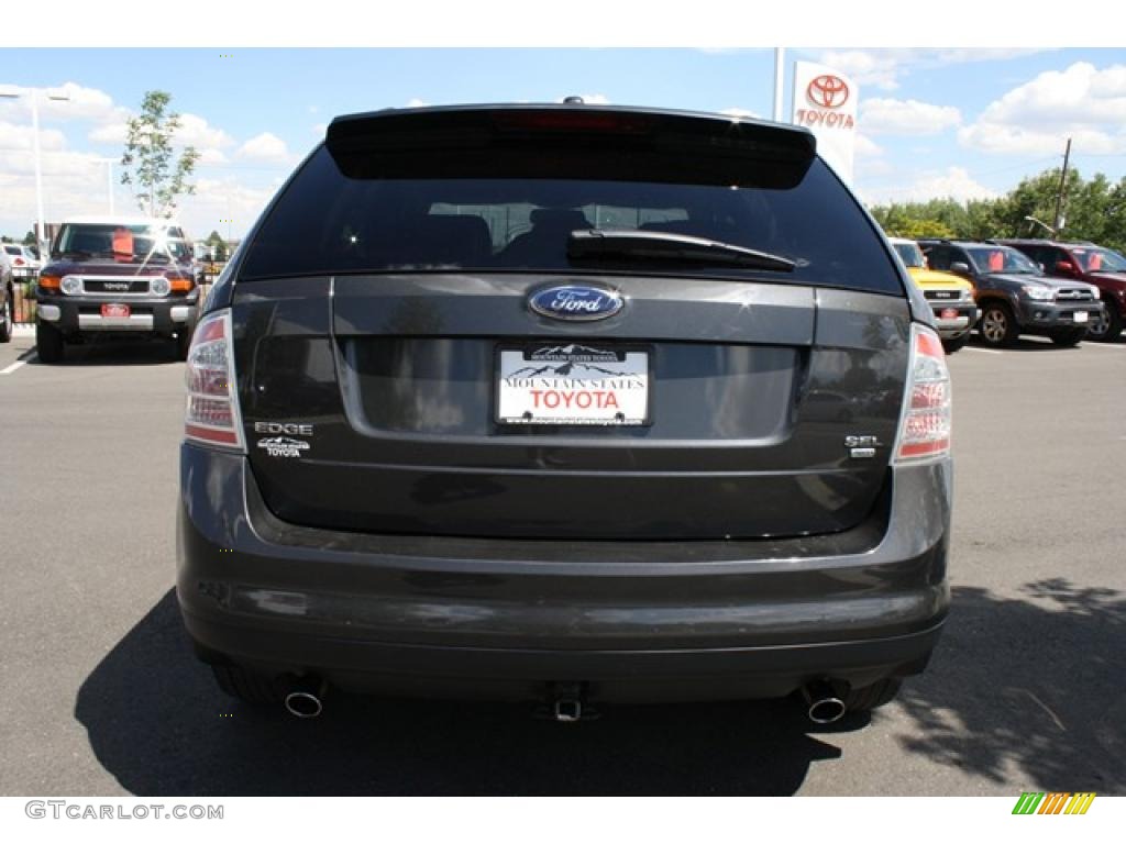2007 Edge SEL Plus AWD - Carbon Metallic / Charcoal Black photo #3