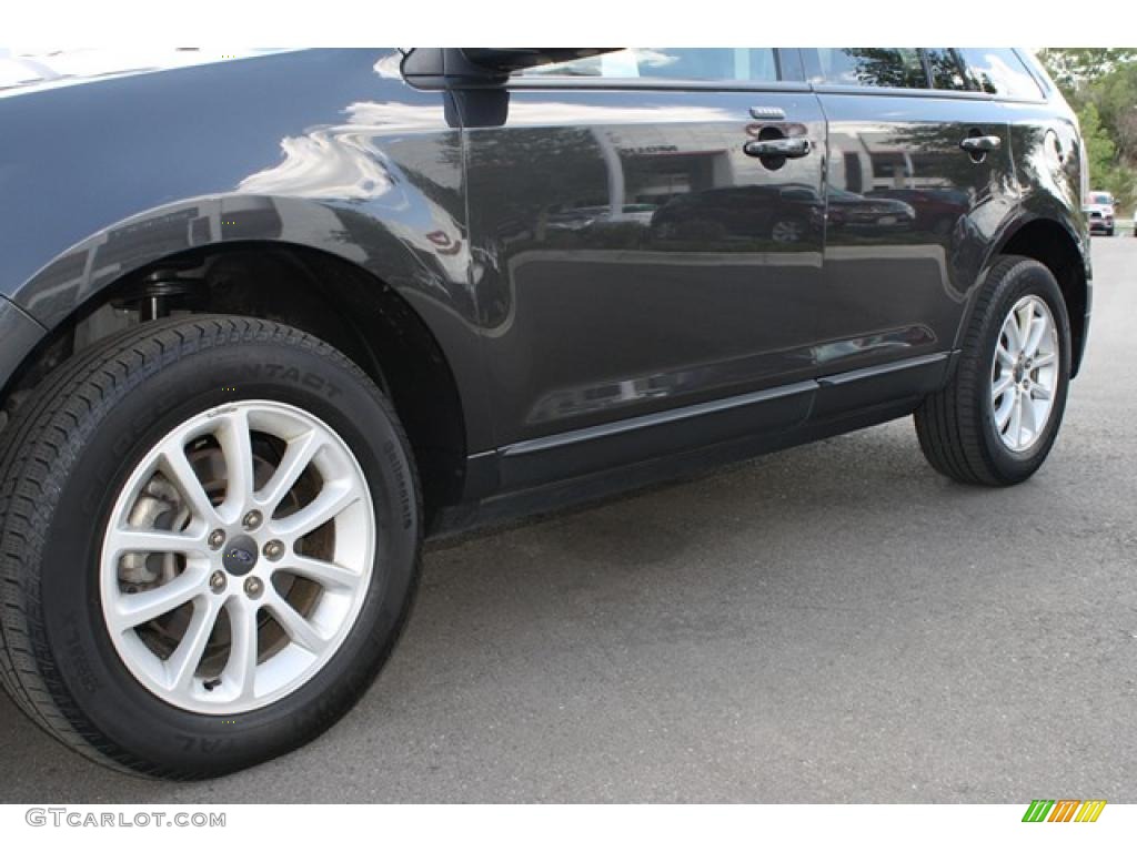 2007 Edge SEL Plus AWD - Carbon Metallic / Charcoal Black photo #35