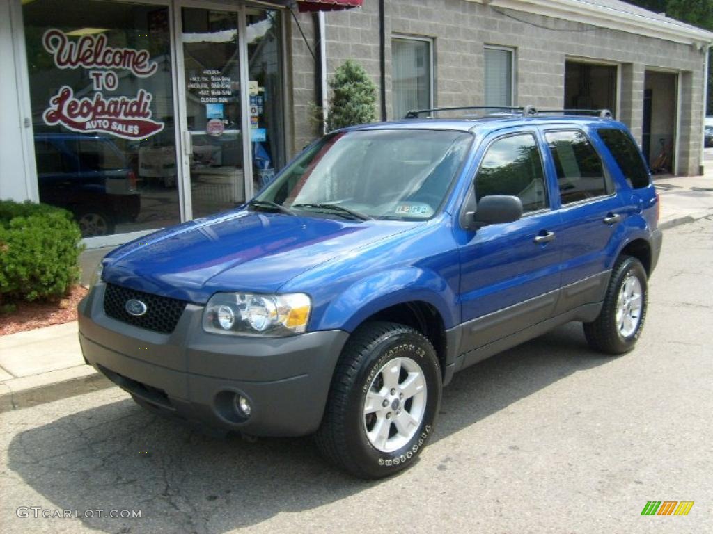 2006 Escape XLT V6 4WD - Sonic Blue Metallic / Medium/Dark Flint photo #1