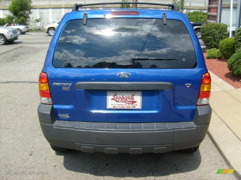 2006 Escape XLT V6 4WD - Sonic Blue Metallic / Medium/Dark Flint photo #4