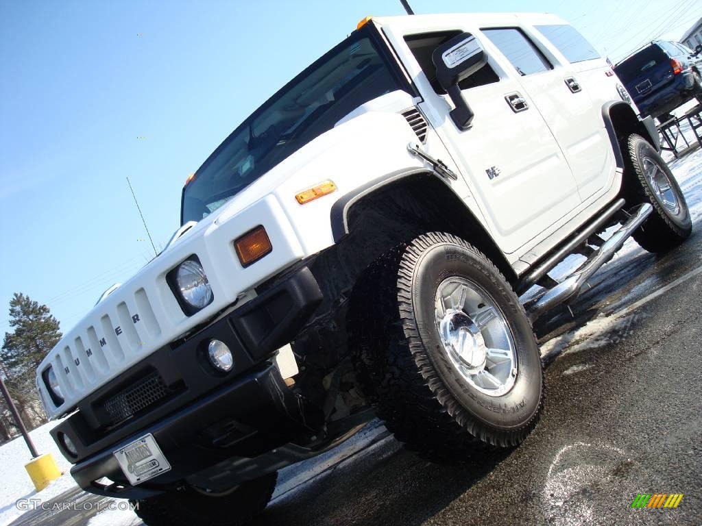 2007 H2 SUV - Birch White / Ebony Black photo #1