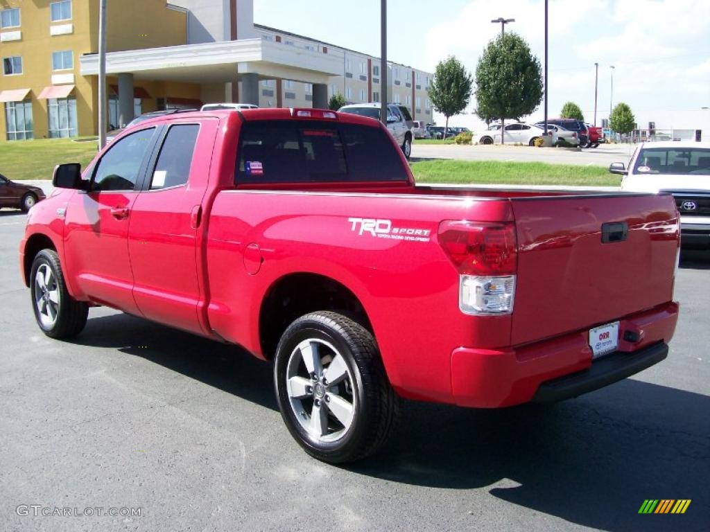 2010 Tundra TRD Sport Double Cab - Radiant Red / Black photo #3