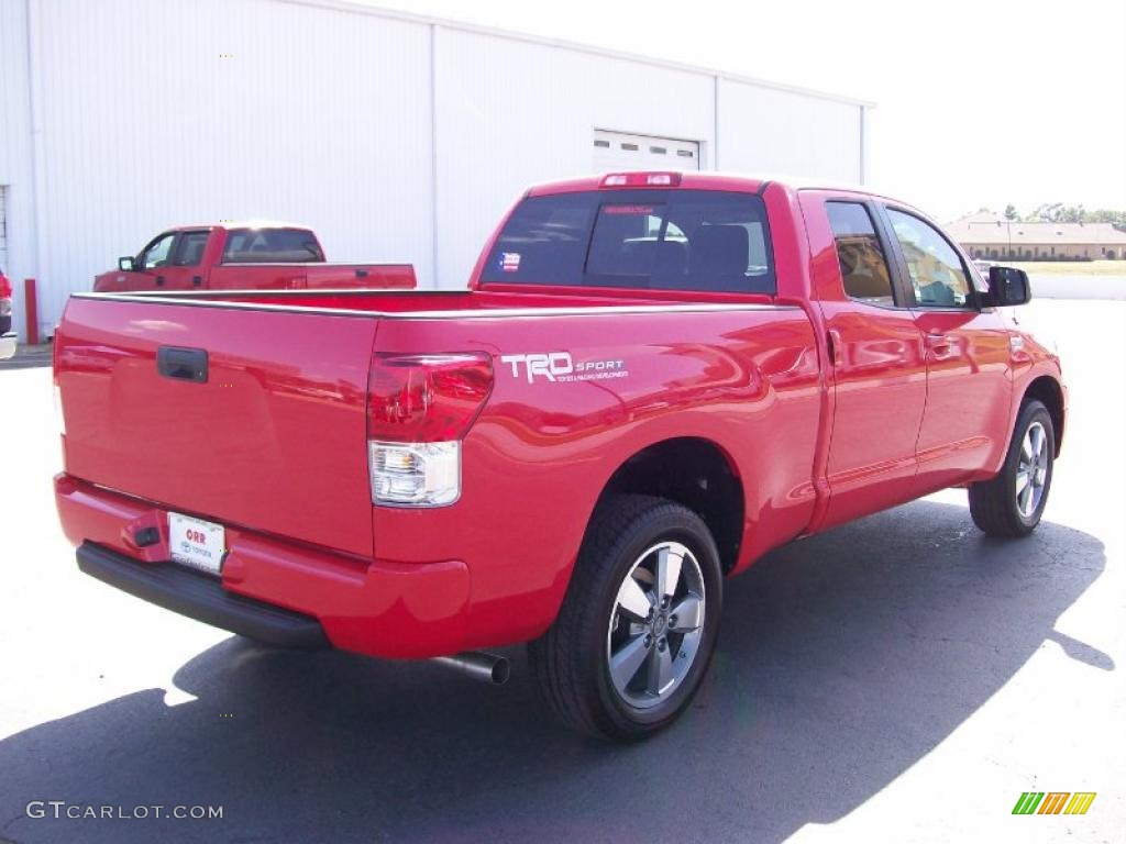 2010 Tundra TRD Sport Double Cab - Radiant Red / Black photo #4