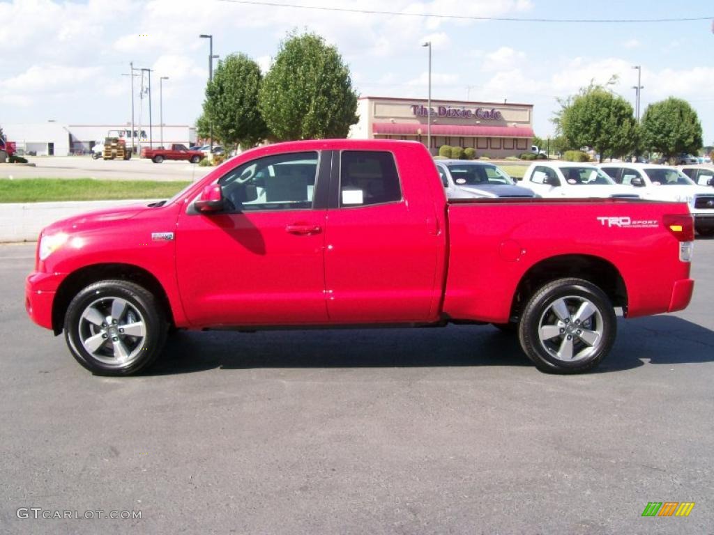 2010 Tundra TRD Sport Double Cab - Radiant Red / Black photo #5