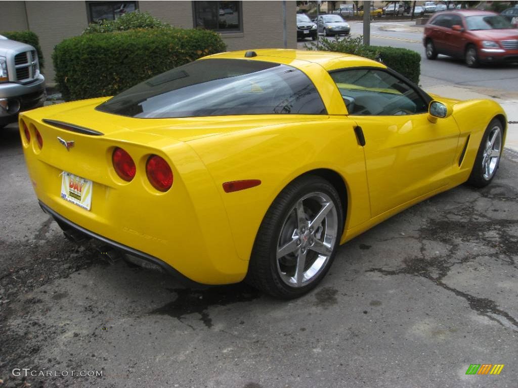 2005 Corvette Coupe - Millenium Yellow / Cashmere photo #6