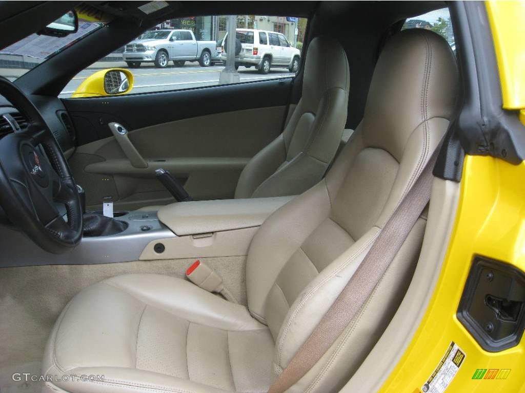 2005 Corvette Coupe - Millenium Yellow / Cashmere photo #7