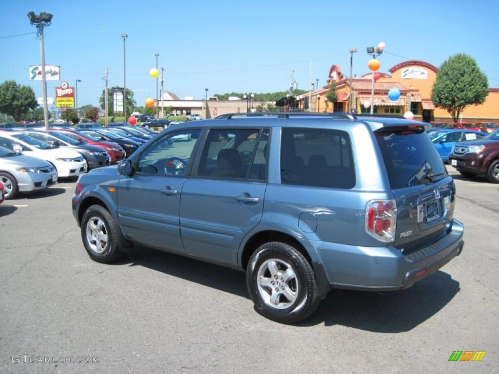 2008 Pilot EX - Steel Blue Metallic / Gray photo #3