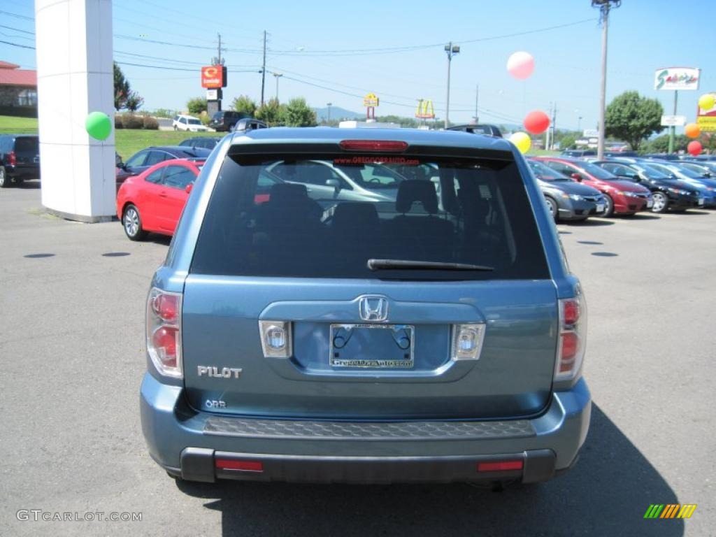2008 Pilot EX - Steel Blue Metallic / Gray photo #4