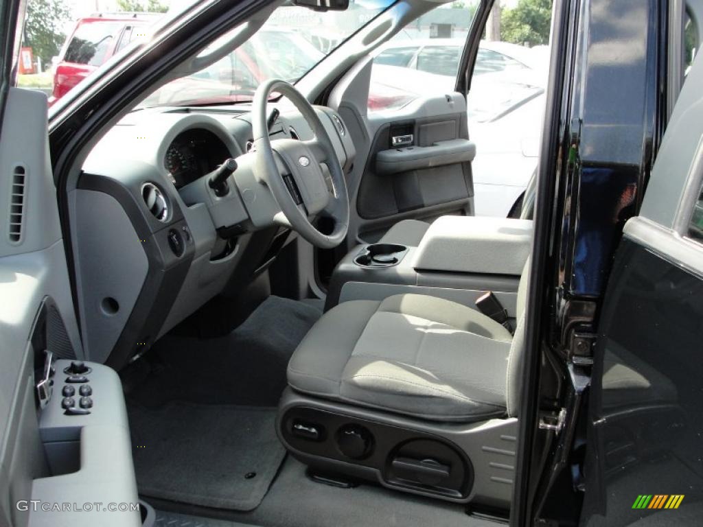 2006 F150 XLT SuperCrew 4x4 - Black / Medium/Dark Flint photo #9