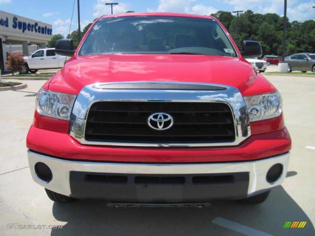 2007 Tundra SR5 Double Cab - Radiant Red / Beige photo #5