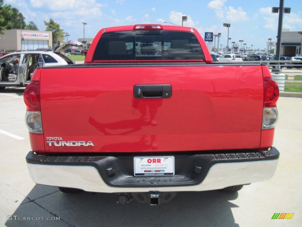 2007 Tundra SR5 Double Cab - Radiant Red / Beige photo #6