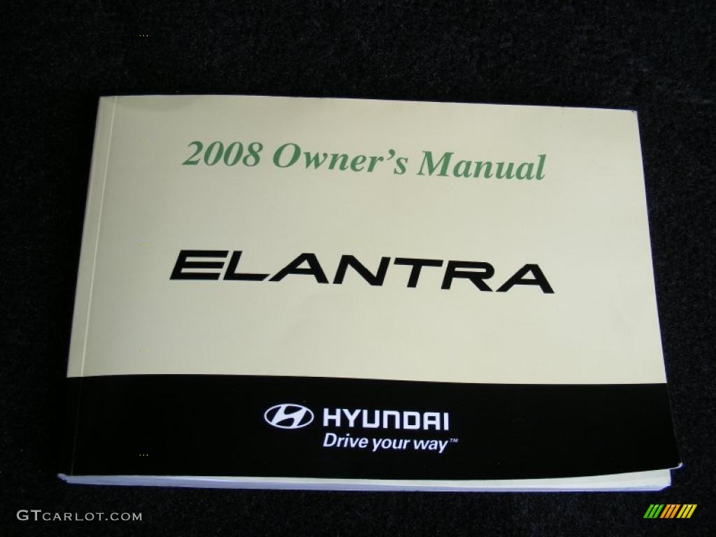 2008 Elantra SE Sedan - QuickSilver Metallic / Black photo #30