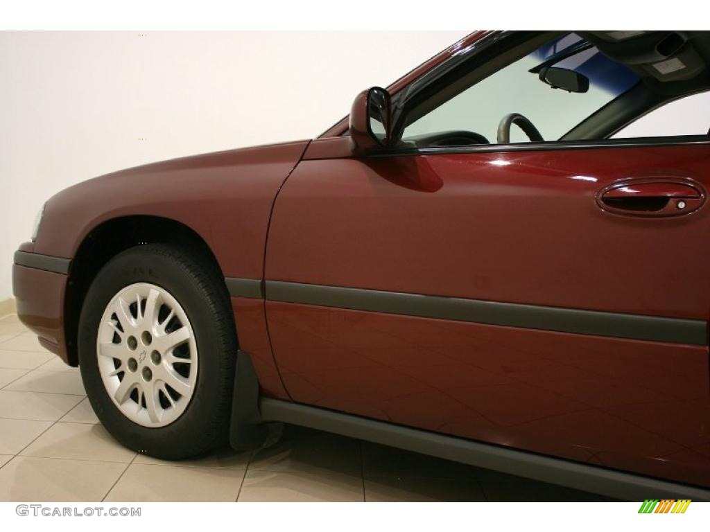 2002 Impala  - Dark Carmine Red Metallic / Medium Gray photo #22