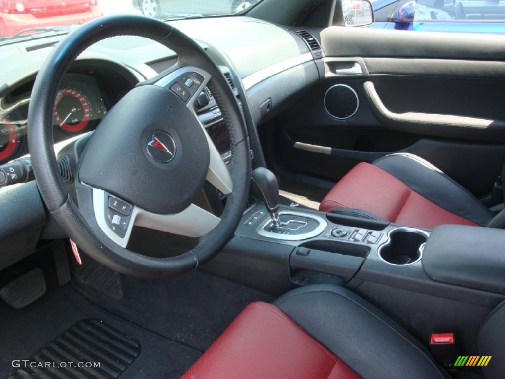 2009 G8 GT - Panther Black / Onyx/Red photo #10