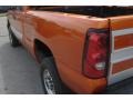 Custom Orange Metallic - Silverado 2500HD Work Truck Extended Cab 4x4 Photo No. 6