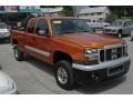 Custom Orange Metallic - Silverado 2500HD Work Truck Extended Cab 4x4 Photo No. 26