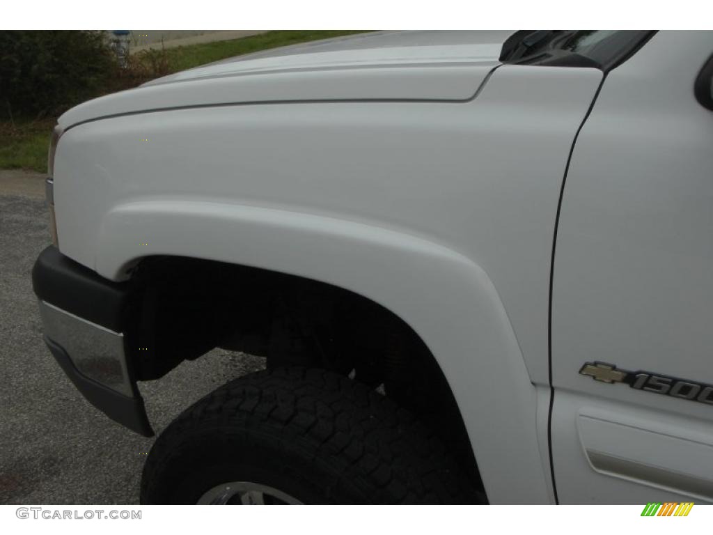 2003 Silverado 1500 LS Crew Cab 4x4 - Summit White / Dark Charcoal photo #41