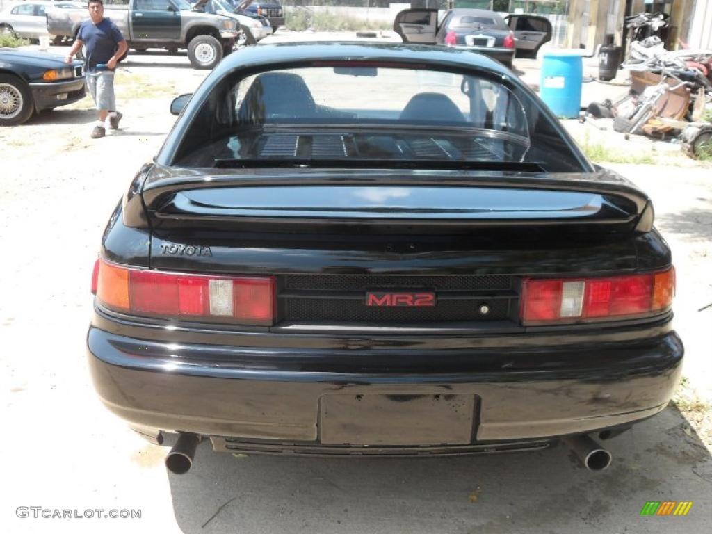 1991 MR2 Coupe - Black / Black photo #6