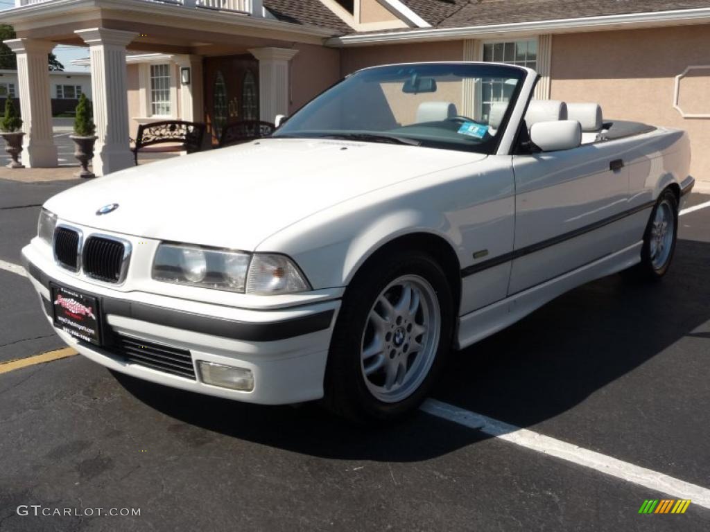 1999 3 Series 323i Convertible - Alpine White / Grey photo #2