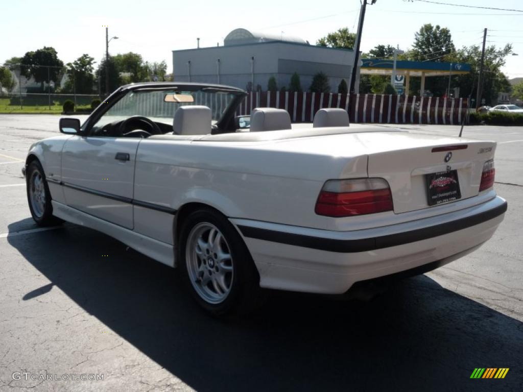1999 3 Series 323i Convertible - Alpine White / Grey photo #4