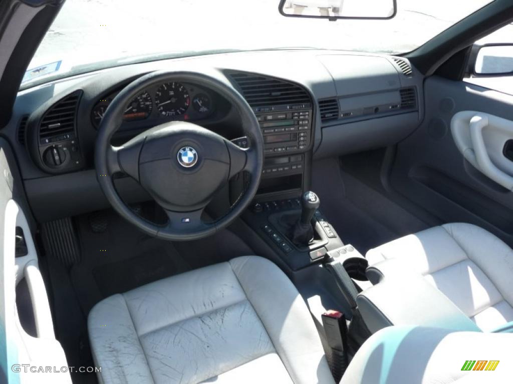 1999 3 Series 323i Convertible - Alpine White / Grey photo #5