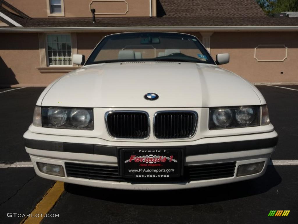1999 3 Series 323i Convertible - Alpine White / Grey photo #7