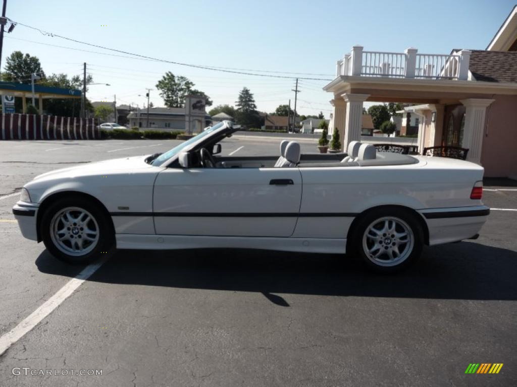 1999 3 Series 323i Convertible - Alpine White / Grey photo #9