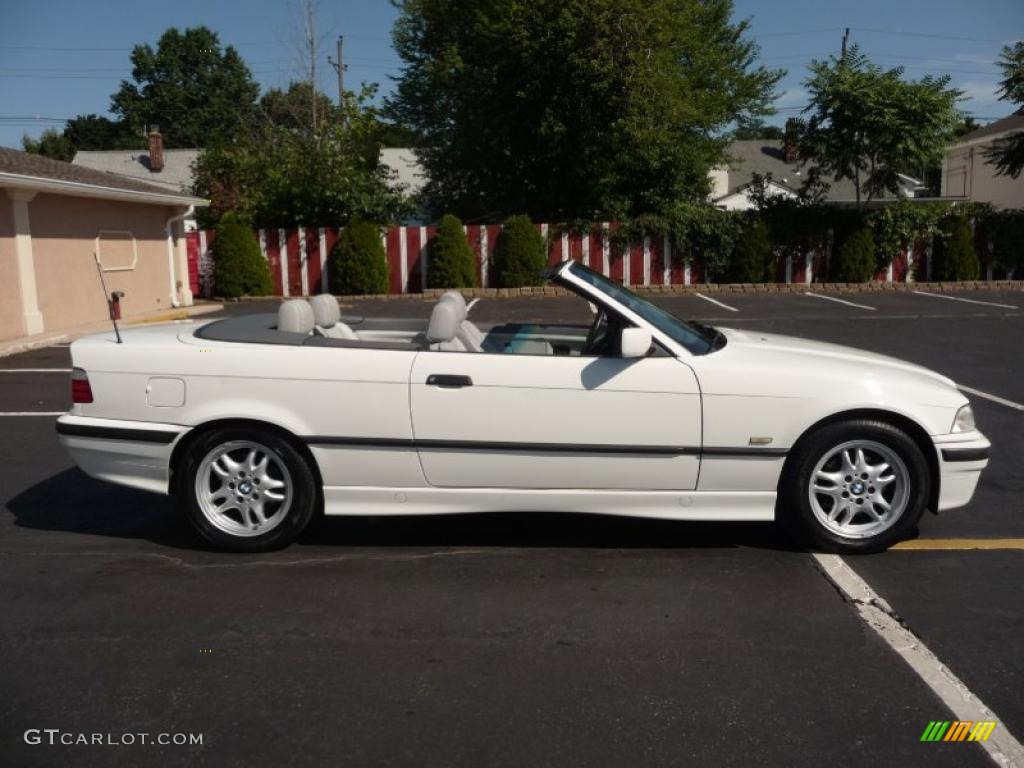 1999 3 Series 323i Convertible - Alpine White / Grey photo #10