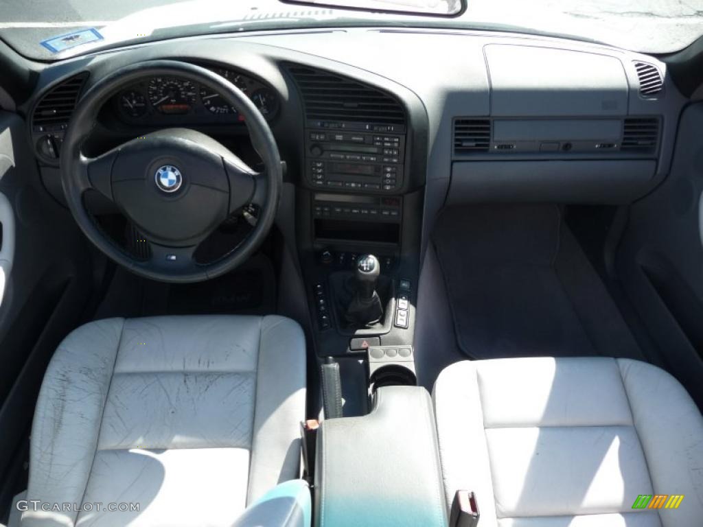 1999 3 Series 323i Convertible - Alpine White / Grey photo #11