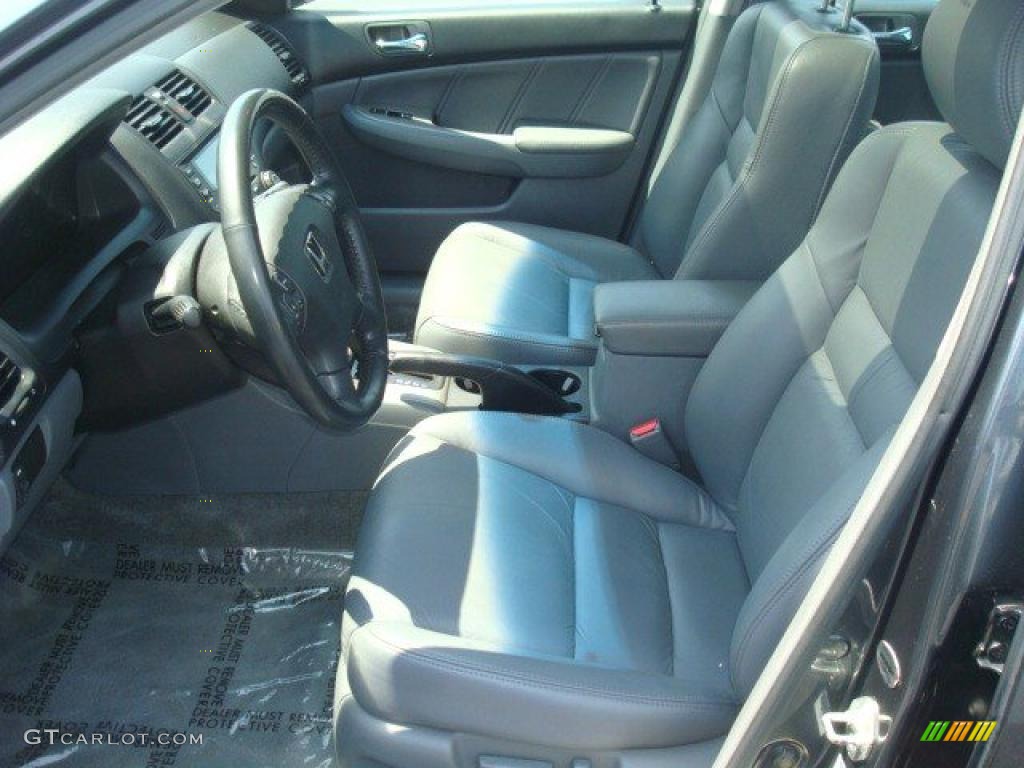 2005 Accord EX-L Sedan - Graphite Pearl / Gray photo #9