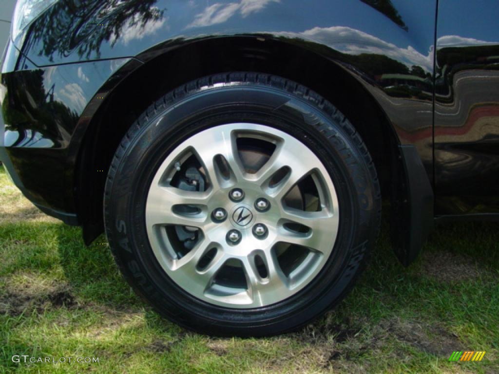 2007 MDX Technology - Formal Black Pearl / Parchment photo #8