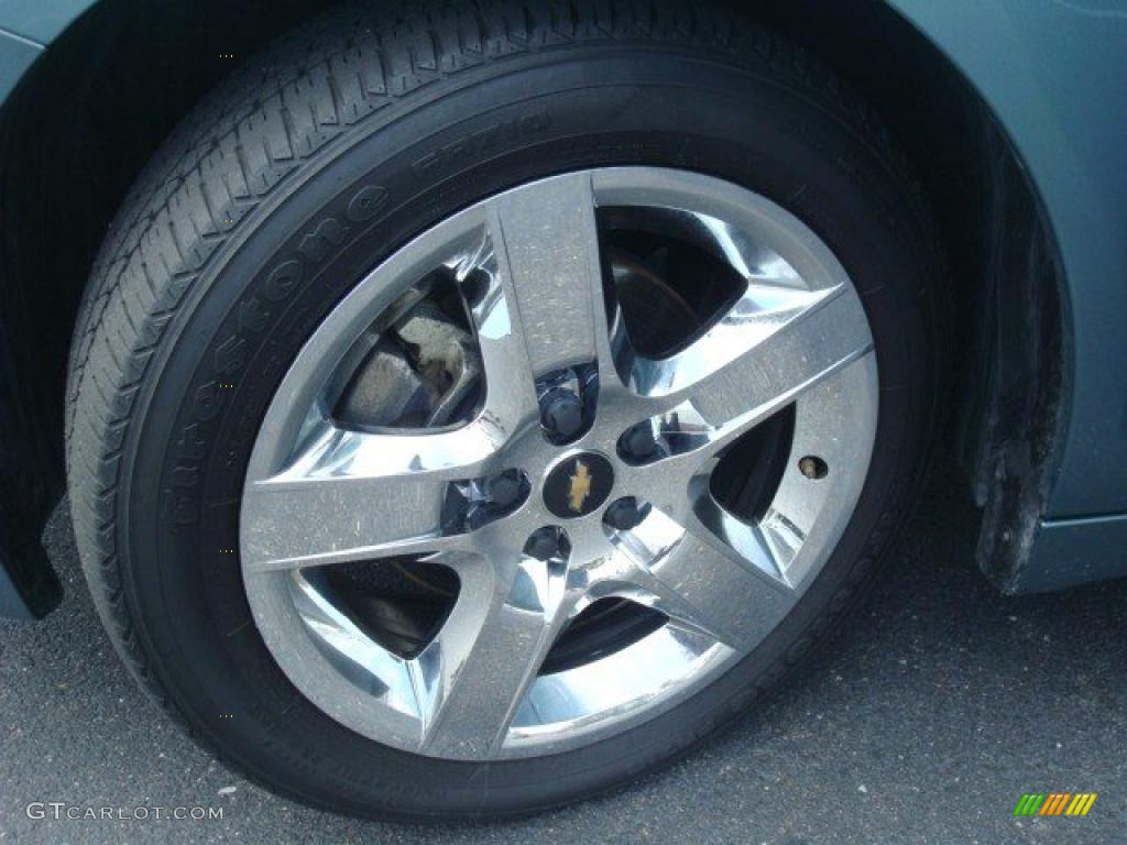 2009 Malibu LT Sedan - Silver Moss Metallic / Titanium photo #18