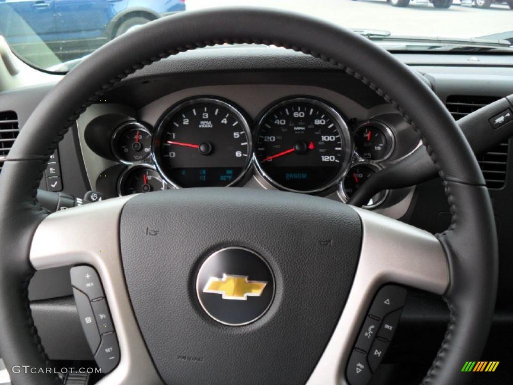 2010 Silverado 1500 LT Crew Cab 4x4 - Summit White / Ebony photo #28