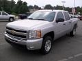 2010 Sheer Silver Metallic Chevrolet Silverado 1500 LT Crew Cab  photo #1