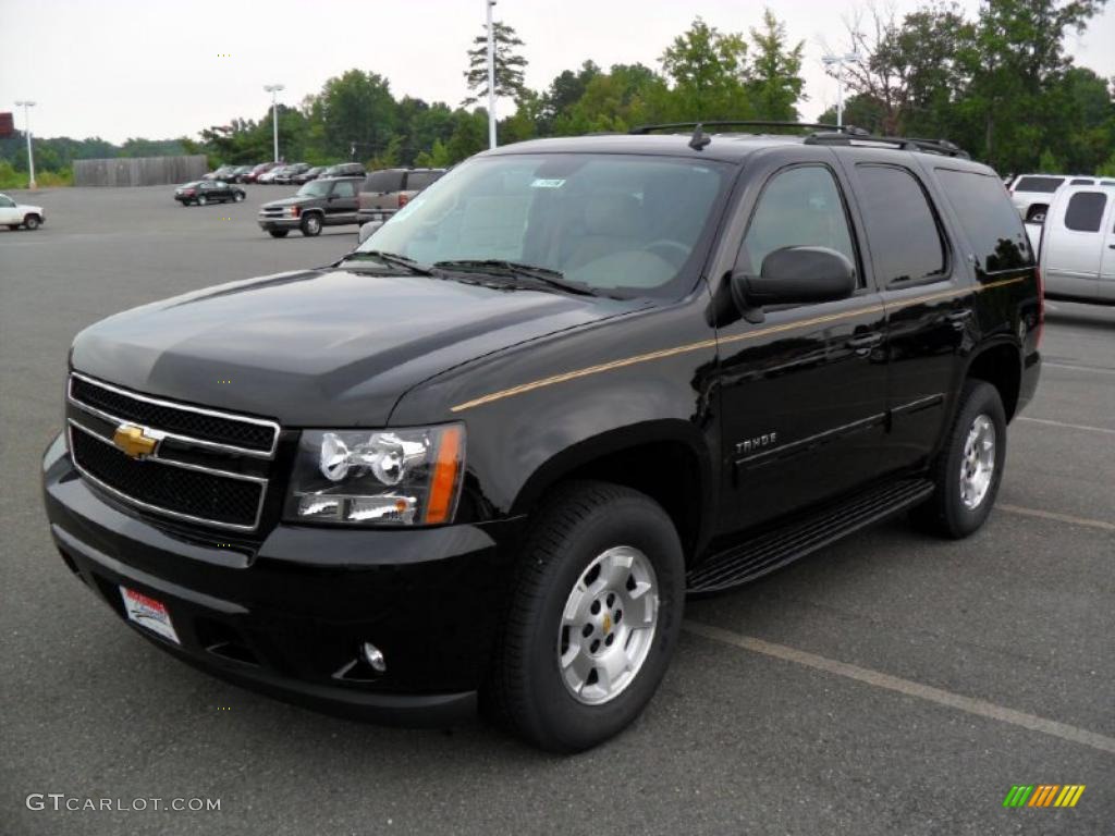 2011 Tahoe LT - Black / Light Cashmere/Dark Cashmere photo #1