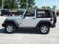 2008 Bright Silver Metallic Jeep Wrangler X 4x4  photo #13