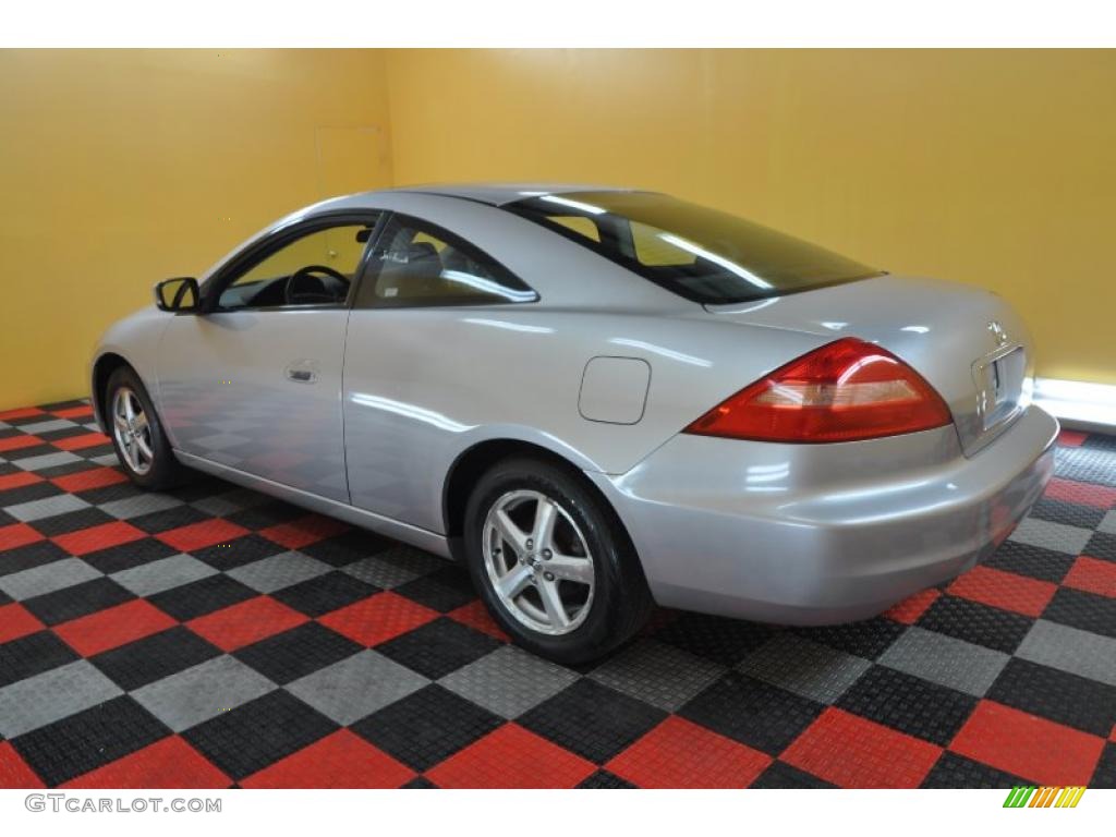 2003 Accord EX Coupe - Satin Silver Metallic / Black photo #4