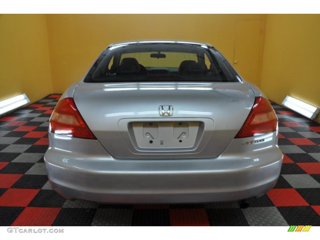 2003 Accord EX Coupe - Satin Silver Metallic / Black photo #5