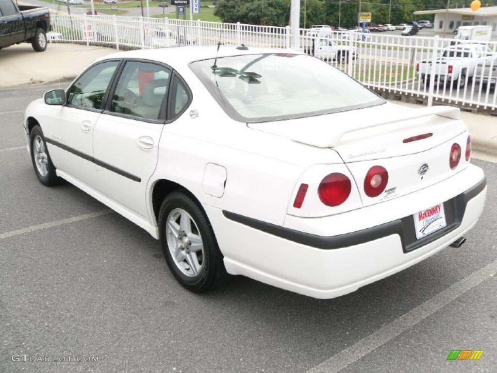 2003 Impala LS - White / Neutral Beige photo #2