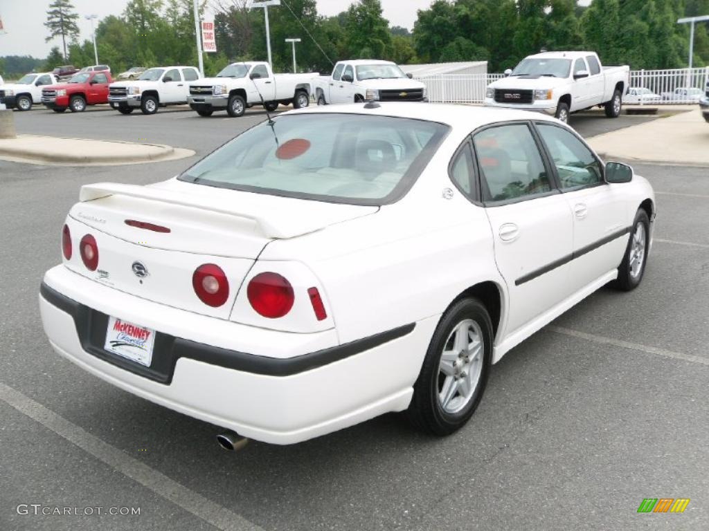 2003 Impala LS - White / Neutral Beige photo #4